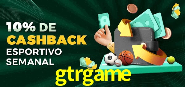 10% de bônus de cashback na gtrgame